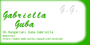 gabriella guba business card